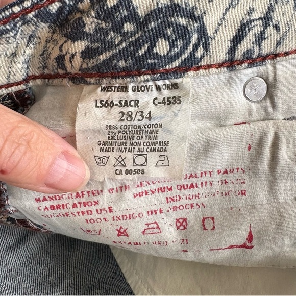 1921 Jeans Women’s Size 28 Bootcut Low Rise Made in Canada - Picture 11 of 11
